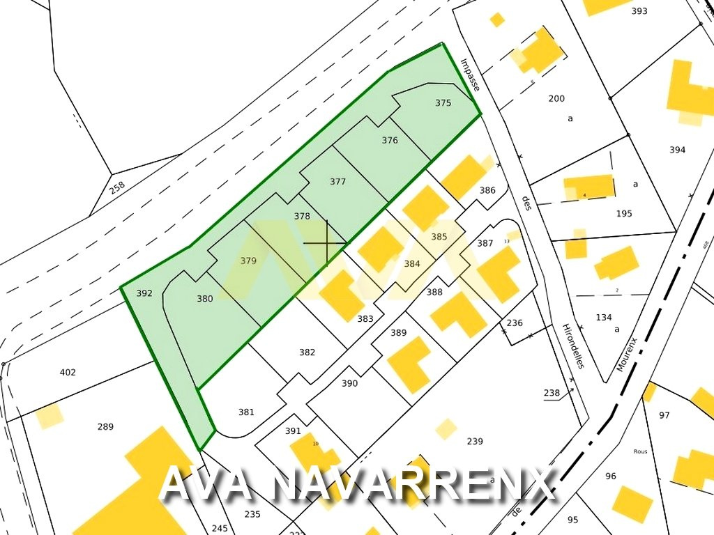 Terrain à bâtir spacieux à Navarrenx 